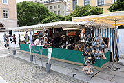 Strümpfe und Socken von Pindl bei "Sommer in der Stadt" auf dem Wittelsbacher Platz (©Foto: Martin Schmitz)